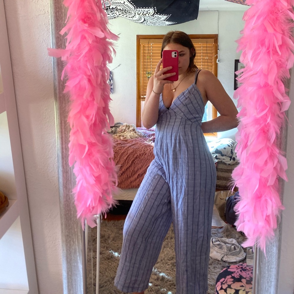 Striped romper
